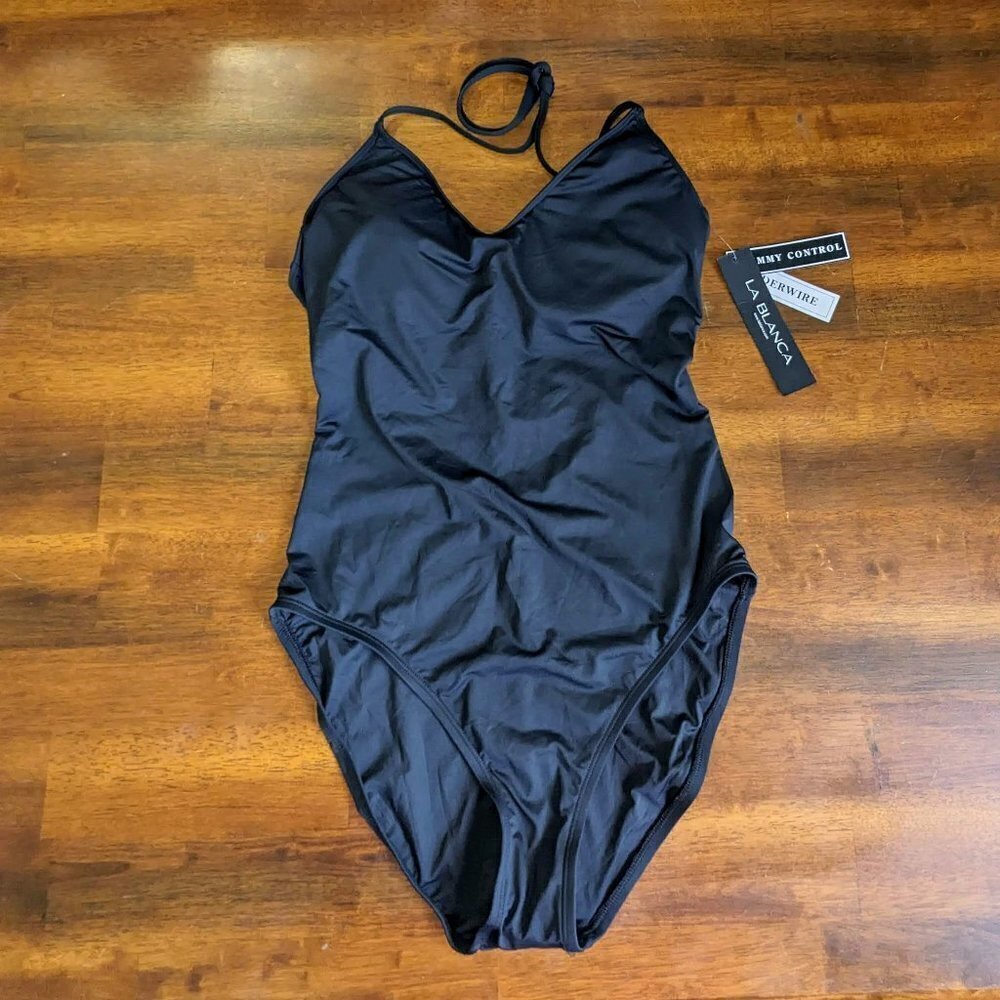 La Blanca Island Goddess Scoop Front One Piece Swimsuit